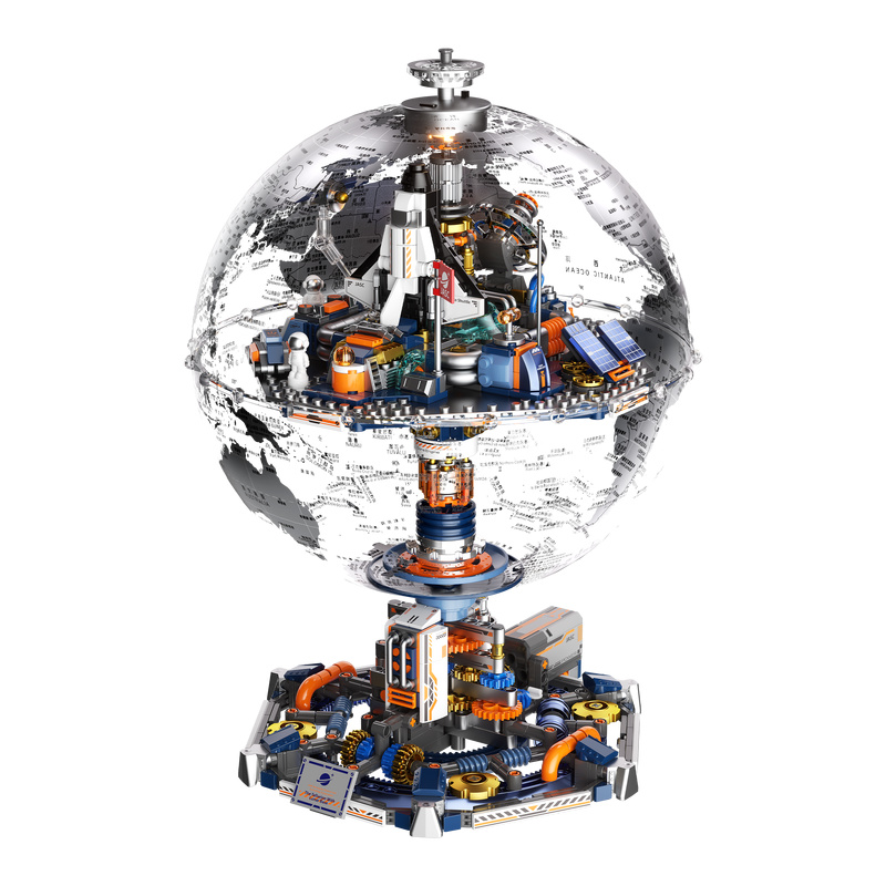 CK019 破曉月球基地地球儀