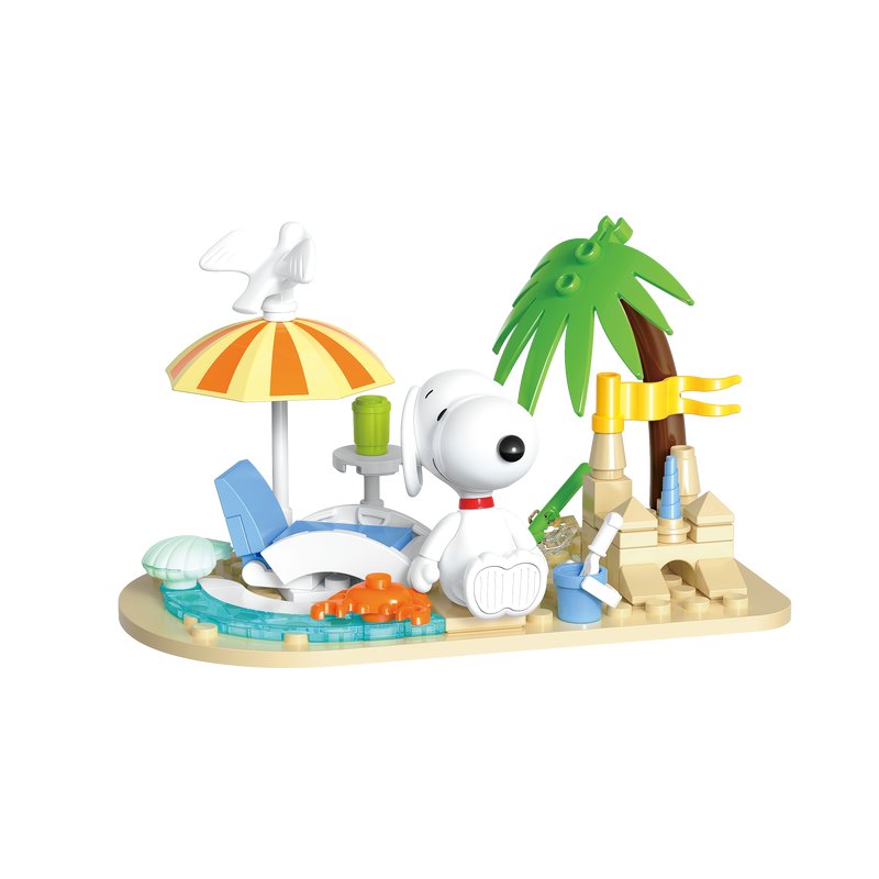 EK013 史努比漂流瓶系列悠閑沙灘