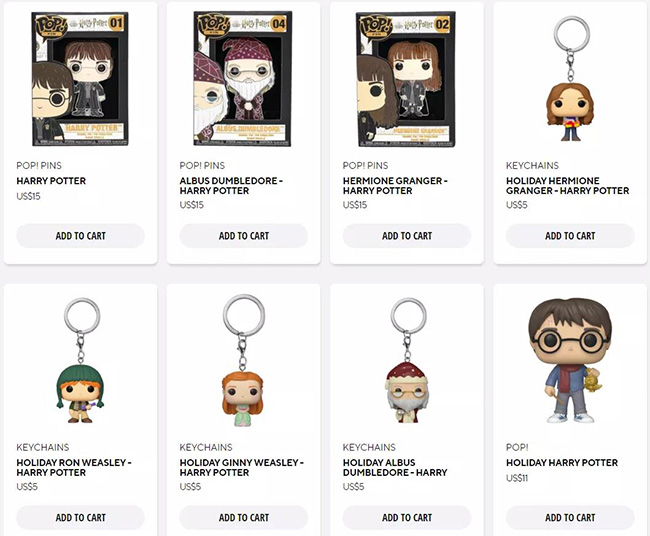 Funko 哈利波特系列部分產品.jpg Funko 哈利波特系列部分產品.jpg